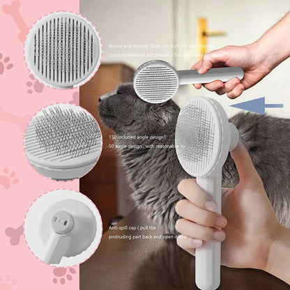 pet-grooming-tools Cat Brush Pet Grooming Brush for Cats Remove Hairs Pet Cat Hair Remover Pets Hair Removal Comb Puppy Kitten Grooming Accessories